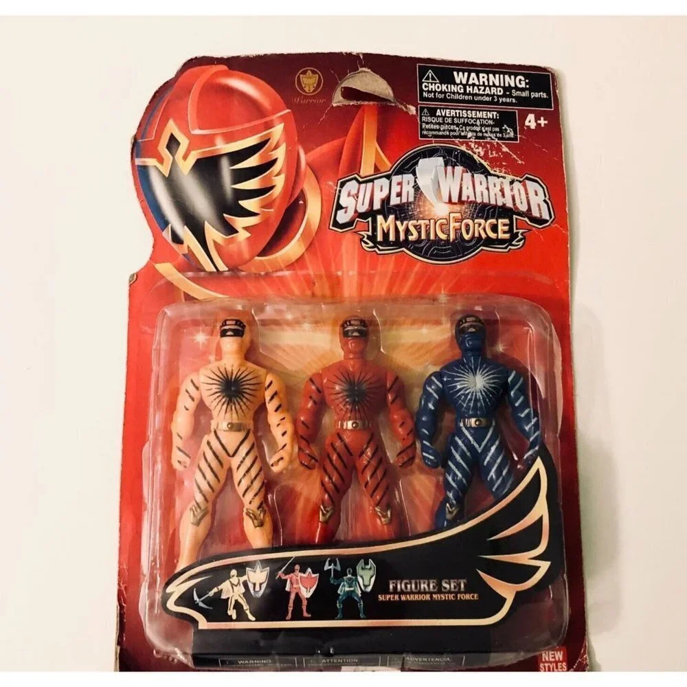 Super Warrior Mystic Force Action Figure Set Damaged Packaging